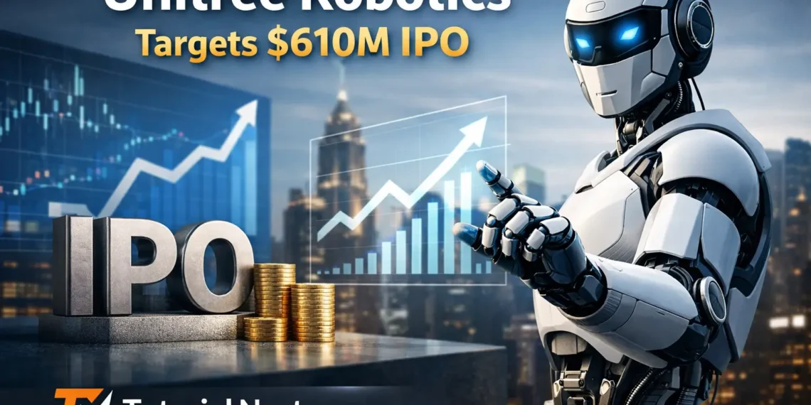 Unitree Robotics humanoid robot representing IPO growth and AI robotics demand