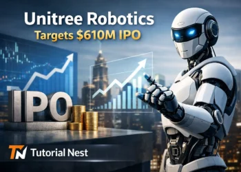 Unitree Robotics humanoid robot representing IPO growth and AI robotics demand