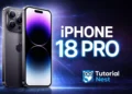 iPhone 18 Pro concept design with modern display and premium build, featured on Tutorial Nest