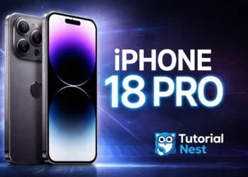 iPhone 18 Pro concept design with modern display and premium build, featured on Tutorial Nest