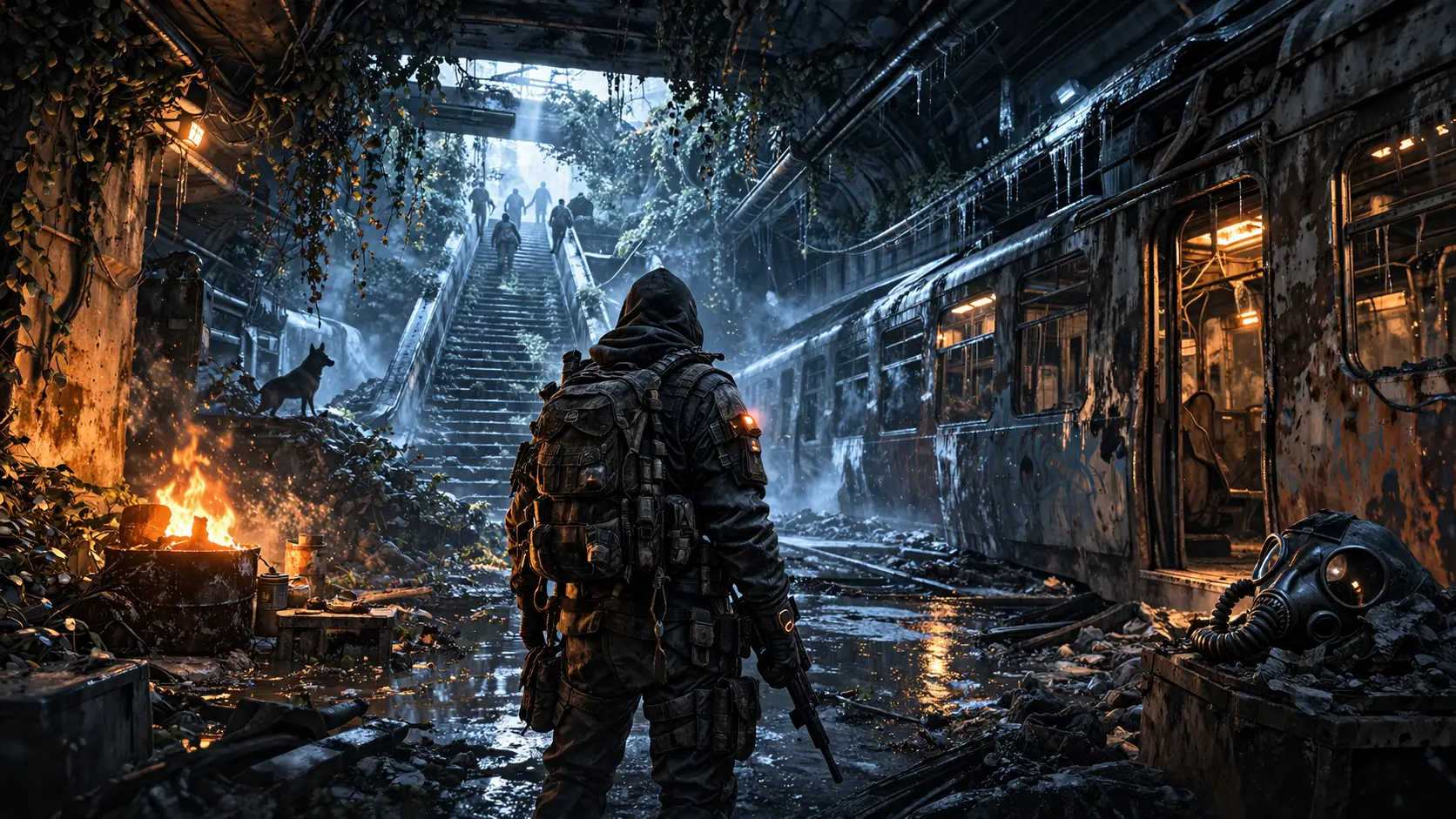 metro 2039 gameplay abandoned station environment survival exploration scene