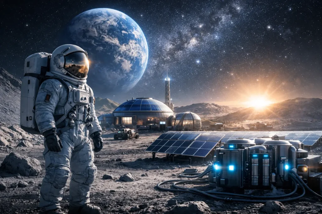 platinum fuel cell technology powering space exploration on the Moon